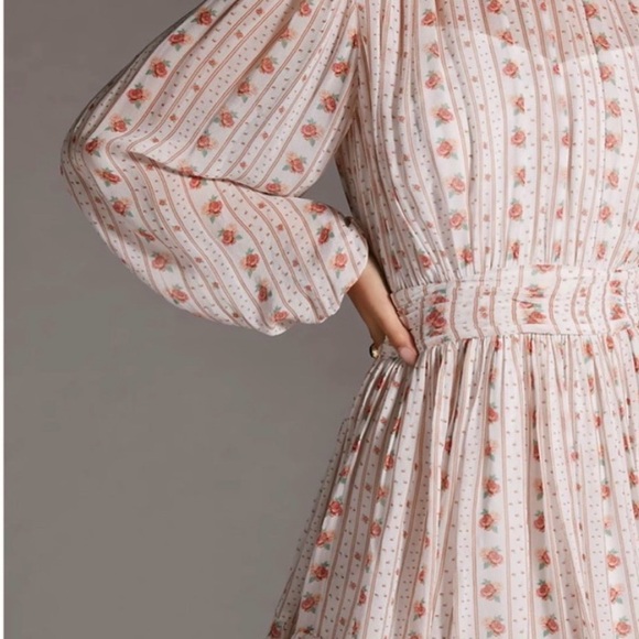 Anthropologie x Let Me Be Sheer Long Sleeve Mini Dress - Picture 2 of 5